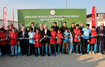 Amatör Futbol Kulüpleri Yerleşkesi hizmete açıldı