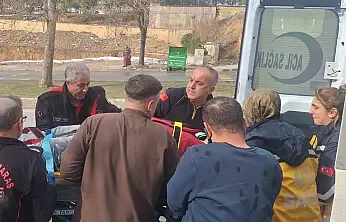 Asansör boşluğuna düşen şahıs kurtarıldı