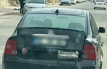 Bagajdan çıkan el görenleri şaşırttı