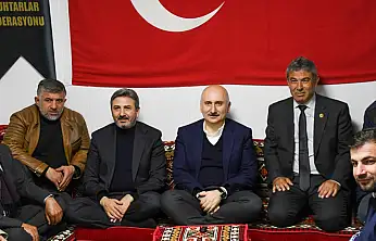 Bakan Karaismailoğlu ve Bakan Yardımcısı Aydın muhtarlarla bir araya geldi