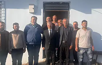 Başkan Alkan, şehir içi dolmuş kooperatifini ziyaret etti