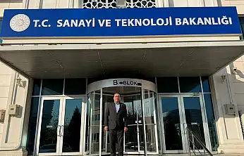 Başkan Arslan'dan Sanayi ve Teknoloji Bakanlığına ziyaret