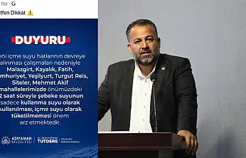 Başkan Asnuk'tan Adıyaman Belediyesine tepki