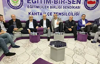 Başkan Çelebi ve Başkan Hallaç'tan Memur-Sen Kahta temsilciliğine ziyaret