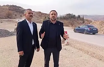 Başkan Doğan Gölbaşı-Besni bağlantı yolunun bitirilmemesine tepki gösterdi