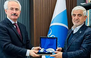 Başkan Göksu'dan Rektör Sinanoğlu'na ziyaret