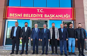 Başkan Tahmazoğlu'ndan Besni Belediyesine ziyaret