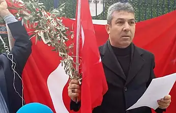 Başkan Taş: Bayrağımıza el uzatan şerefsizleri lanetliyorum