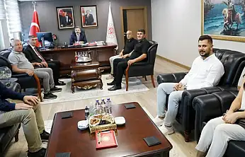 Başkan Turan'dan Bakan Yardımcısı Aydıın'a ziyaret