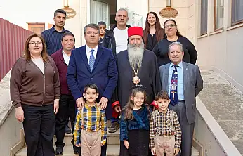 Başkan Tutdere'den Melki Ürek'e Noel Bayramı ziyareti