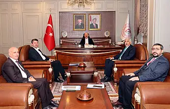 Başkan Tutdere ve Başkan Hallaç Vali Varol'la bir araya geldi