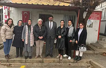 Başkan Yıldırım ve beraberindeki heyetten muhtarlara ziyaret