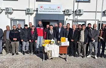 Besni'de Arı Yetiştiricilerine ekipman dağıtımı yapıldı