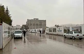 Besni'de sağanak yağış etkili oldu