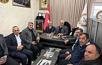 Besni heyetinden Gaziantep Besnililer Eğitim Kültür ve Dayanışma Derneğine ziyaret