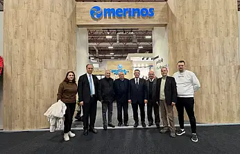 BEV Heyetinden Halıcılık Fuarında Merinos Standına ziyaret