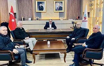 Bilal Doğan ve beraberindeki heyetten Başkan Fırat'a ziyaret