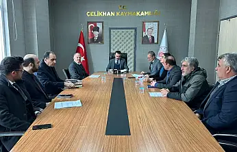 Çelikhan'da SYDV toplantısı gerçekleştirildi