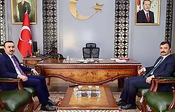 Çelikhan Kaymakamından İade-i Ziyaret