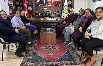 CHP Kadın kolları heyetinden Başkan Salman'a ziyaret