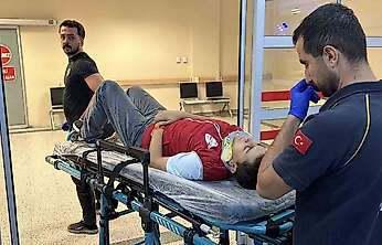 Devrilen elektrikli bisikletin sürücüsü yaralandı