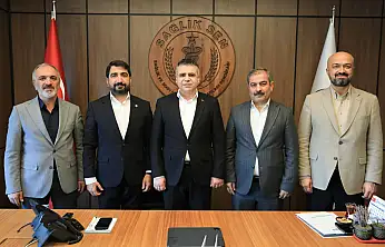 Eğitim Bir-Sen heyetinden Başkan Barutçu'ya ziyaret