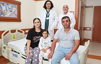 Felç geçiren Adıyamanlı küçük hasta şifayı buldu, işte o hastane!