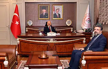 Genel Sekreter Abuzer Gelse'den Vali Varol'a ziyaret