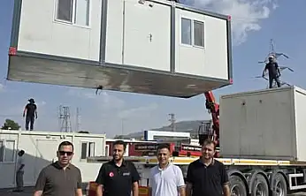 Gölbaş'ında Toki Konteyner Kent boşaltılmaya başladı