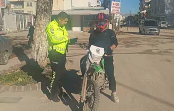Gölbaşı ilçesinde motosiklet denetimleri devam ediyor