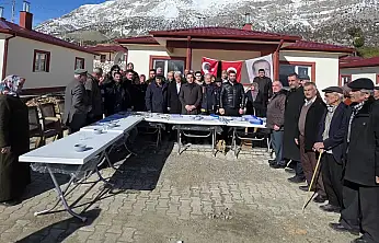 Gölbaşı Meydan Köyünde Kalıcı Konutların anahtar teslim töreni düzenlendi