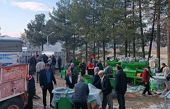 Adıyaman Gölbaşı'nda çiftçilere makine ve ekipman desteği