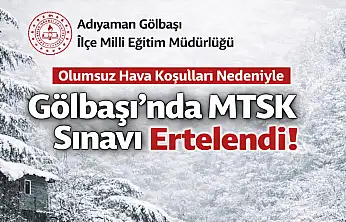 Gölbaşı'nda MTSK Uygulama Sınavı Ertelendi