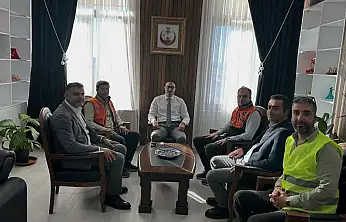 Güneş'ten Kaymakam Yıldız'a ziyaret