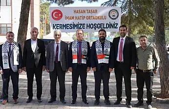Hasan Taşar İmam Hatip Ortaokulundan Gazze'ye destek