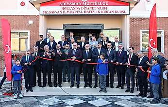 Hz. Safvan Bin Muattal Erkek Hafızlık Kur'an Kursu ve Hz. Eyyub El Ensari Camii, dualarla hizmete açıldı