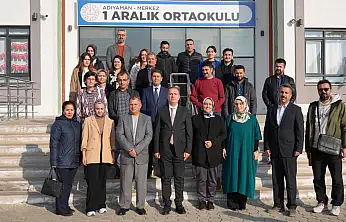 İl Müdürü Tosun'dan 1 Aralık okuluna anlamlı ziyaret