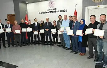 İl Müdürü Tosun'dan özverili personele başarı belgesi