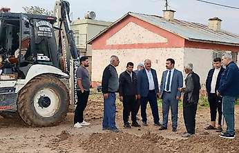 Kahta'da Köylerin Altyapı Çalışmaları Yerinde İncelendi