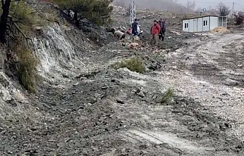 Karabahşılı Köyü'nde yağış sonrası çalışmalar başladı
