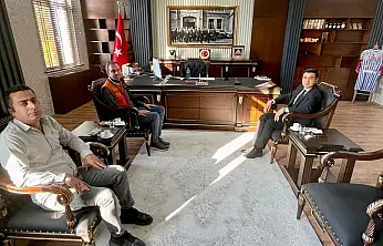 Karayolları 8. Bölge Müdürü Güneş'ten Kaymakam Güngör'e ziyaret