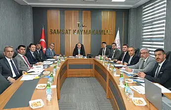 Kasım Ayı ilçe millî eğitim müdürleri toplantısı Samsat'ta gerçekleştirildi