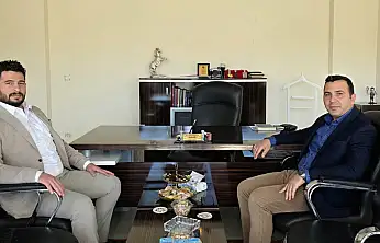 Kaymakam Algın'dan Türkay Gazetesine ziyaret