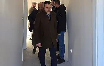 Kaymakam Algın, köy evleri inşaatlarını inceledi