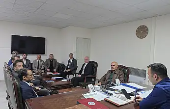 Kaymakam Algın kurum müdürleriyle bir araya geldi