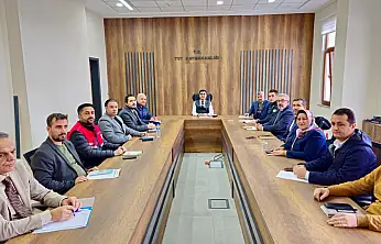 Kaymakam Güngör kurum amirleriyle bir araya geldi