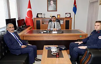 Kaymakam Soysal'dan Kahta İlçe Jandarma Komutanlığına ziyaret