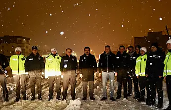 Kaymakam Soysal yılbaşı denetimlerini yerinde takip etti