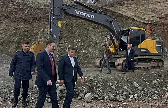 Kaymakam Yıldız içme suyu deposunda incelemelerde bulundu