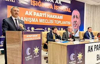 Milletvekili Alkayış, Hakkari İl Danışma Meclisi toplantısına katıldı